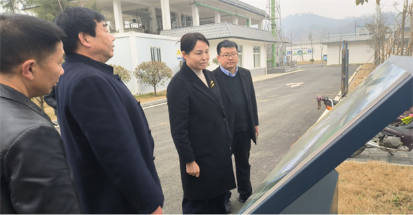 商南縣委副書記、縣長劉華到水環(huán)境公司商南縣污水處理廠調(diào)研.jpg